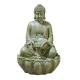 Drift & Flow 73cm Harmony Buddha Water Feature LED Indoor and Outdoor Fountain