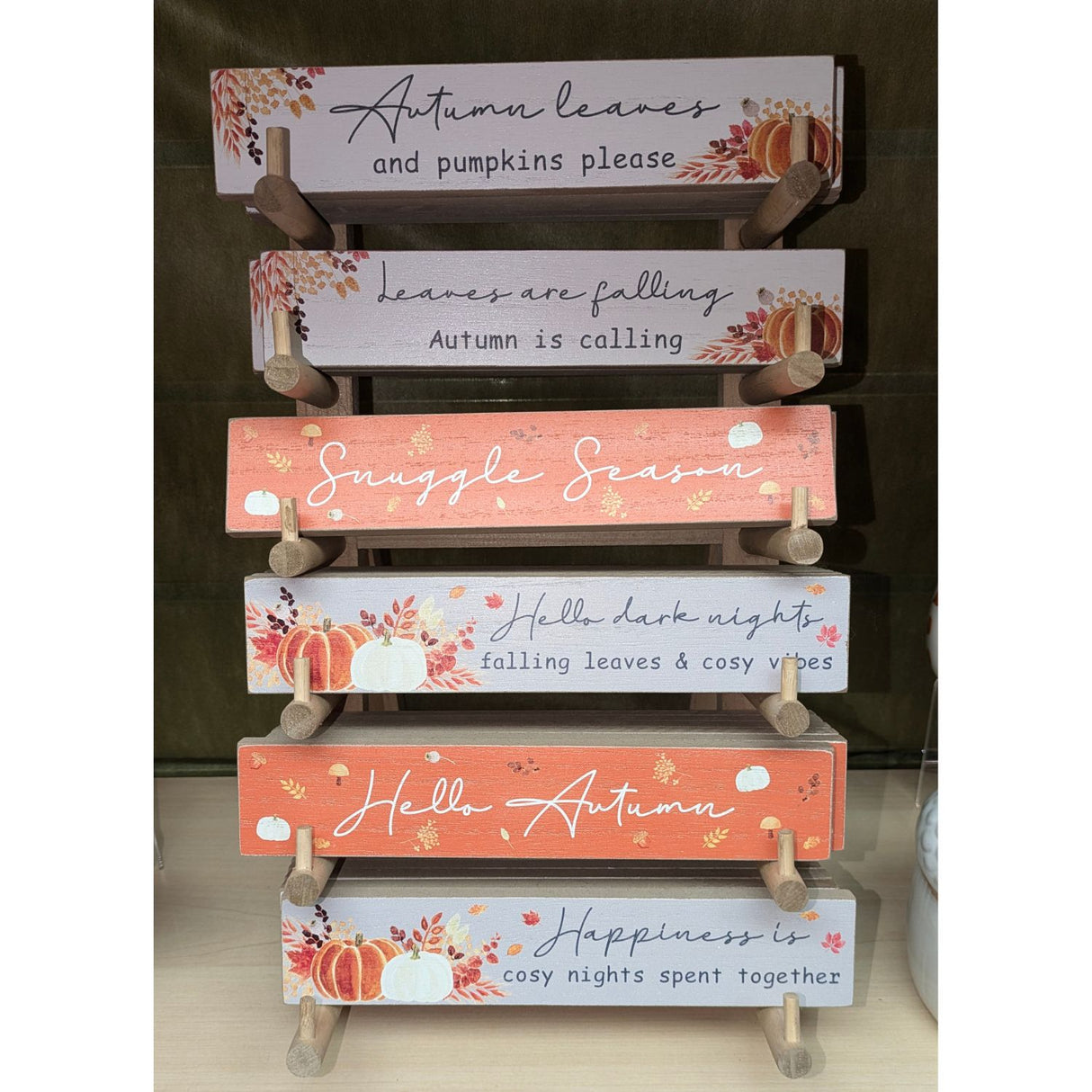 Richard Langs Cosy Pumpkin Table Block (Choice of 6)