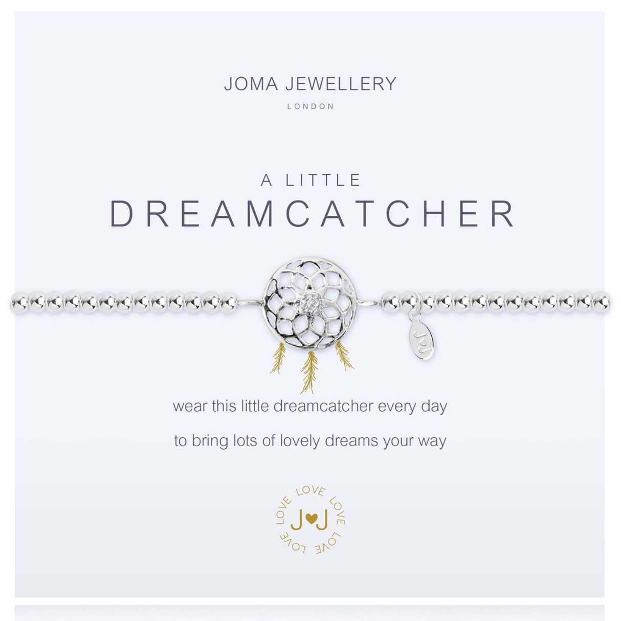 Joma Jewellery Silver A Little 'Dreamcatcher' Bracelet
