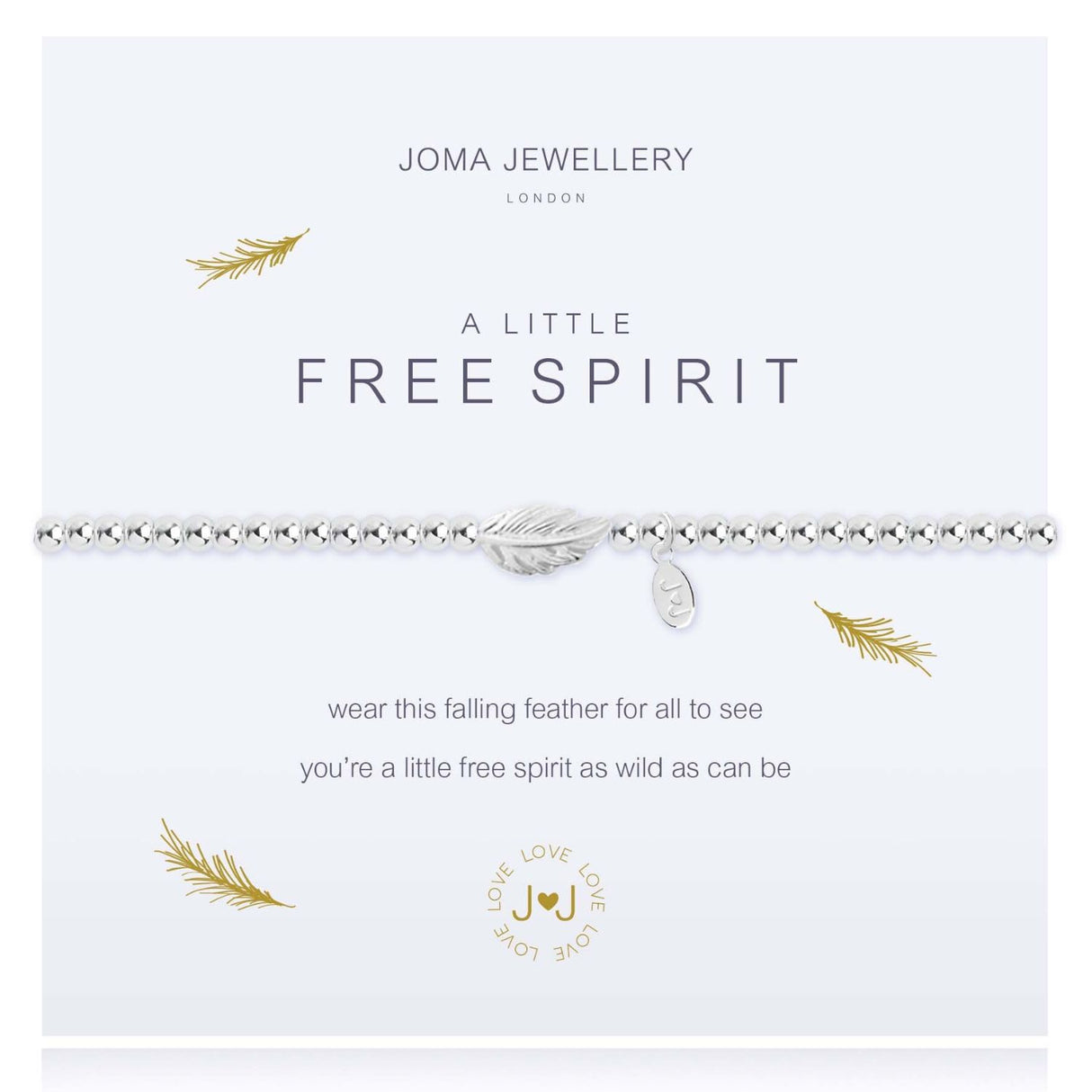 Joma Jewellery Silver A Little 'Free Spirit' Bracelet