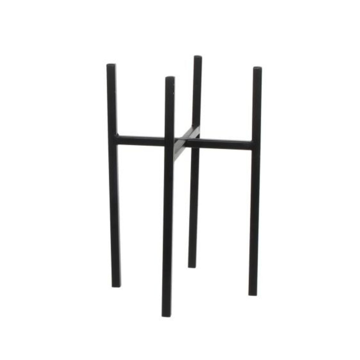 Mica Decorations 20.5cm Black Ascot Plant Stand Old Railway Line