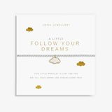 Joma Jewellery Silver A Little 'Follow Your Dreams' Bracelet