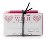 Ministry of Soap 200g Gift Note With Love Champagne Rose Soap Bar