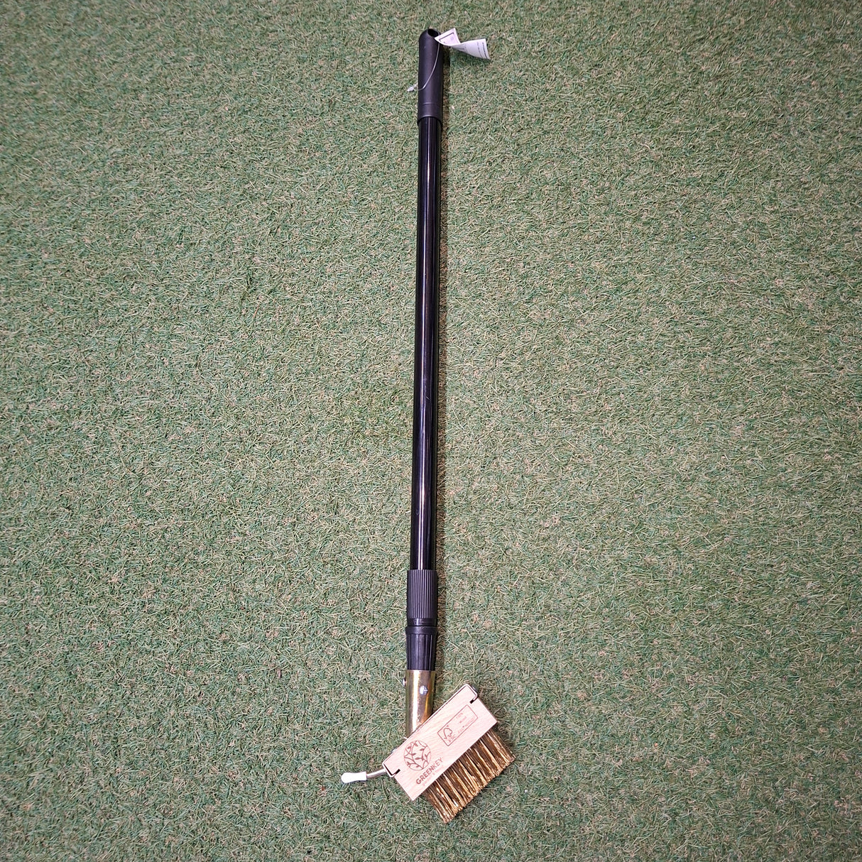 Green Key Telescopic Wire Block Paving Brush