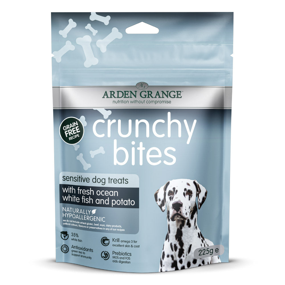 Arden Grange 225g Sensitive Crunchy Dog Bites