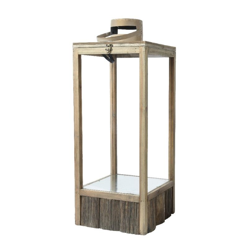 Kaemingk Rectangle Firewood Lantern - Large