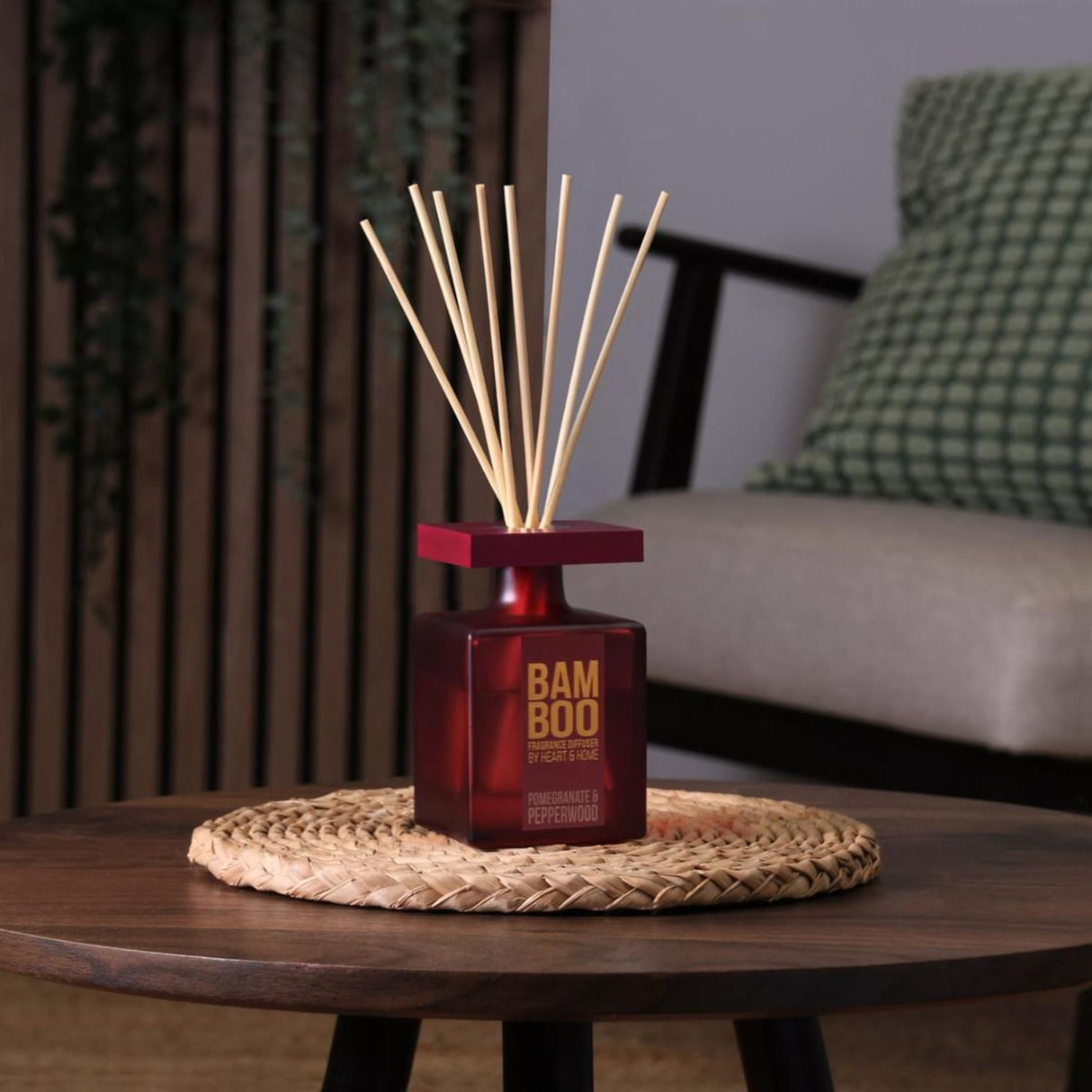History & Heraldry Bamboo 70ml Pomegranate & Pepperwood Reed Diffuser