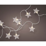 Lumineo 90cm Warm White LED PVC Star String Lights