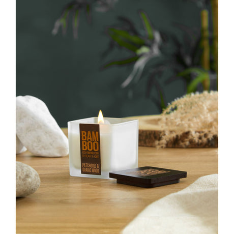 Bamboo 80g Patchouli & Guaiac Wood Small Jar Candle