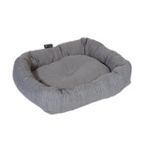 Danish Design 23inch Rustic Stripe Snuggle Dog Bed - Denim
