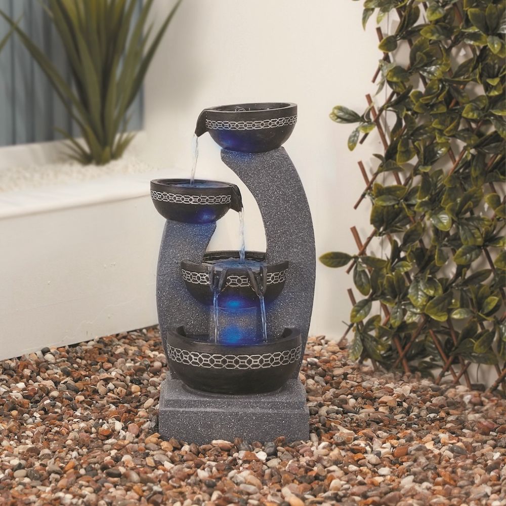 Drift & Flow 60cm Athena Greek Inspired Cascading Bowl Water Feature