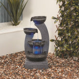 Drift & Flow 60cm Athena Greek Inspired Cascading Bowl Water Feature