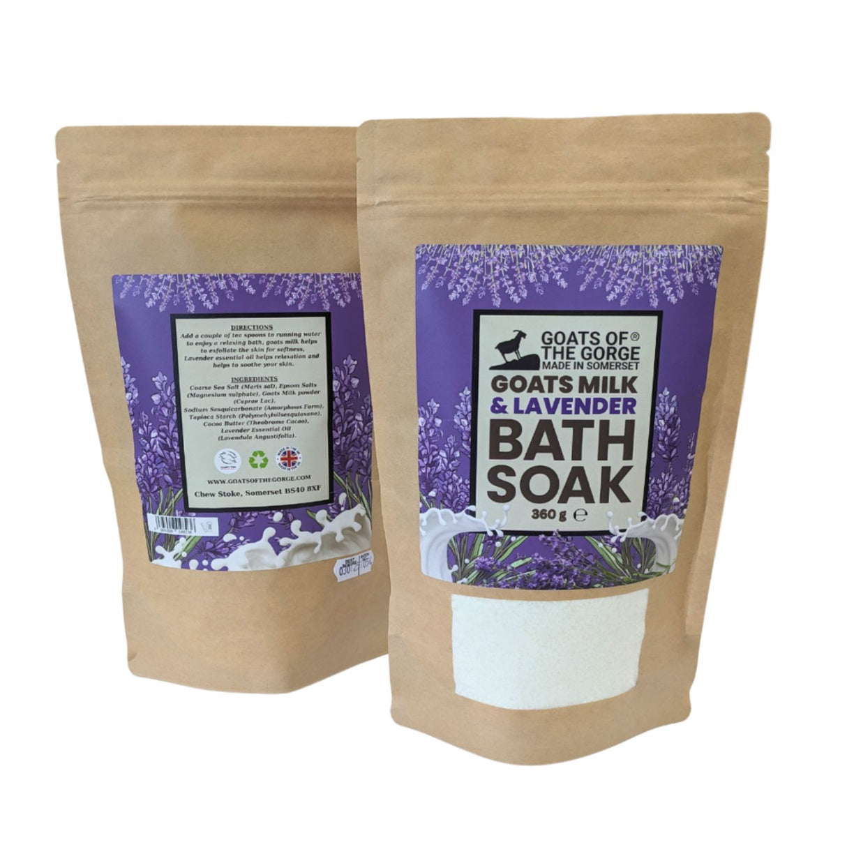 Goats of the Gorge 360g Goats Milk Lavender Bath Soak