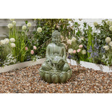 Drift & Flow 73cm Harmony Buddha Water Feature LED Indoor and Outdoor Fountain