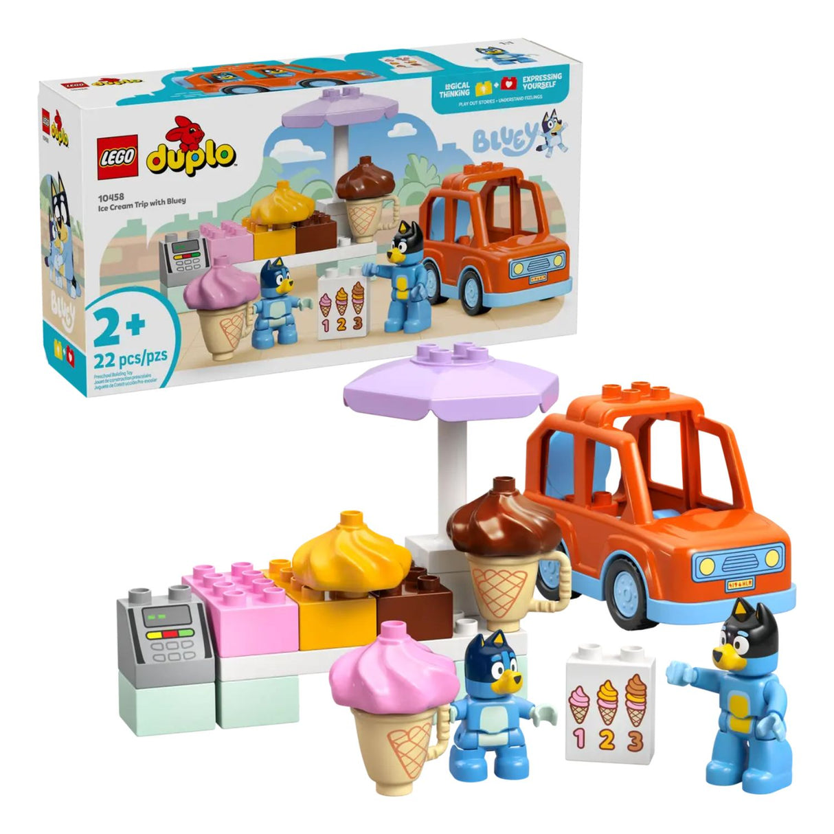 Lego Duplo Ice Cream Trip with Bluey