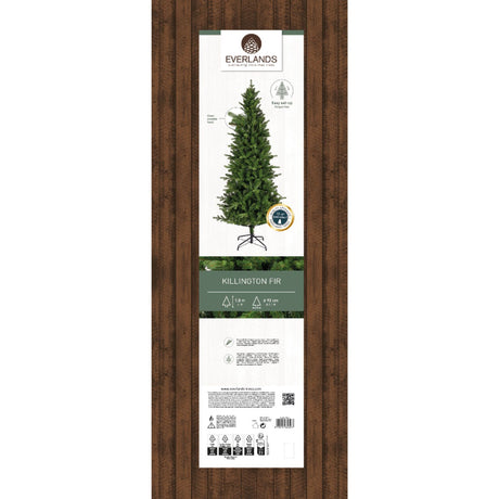 Everlands 1.8m (6ft) Green Killington Fir Artificial Christmas Tree