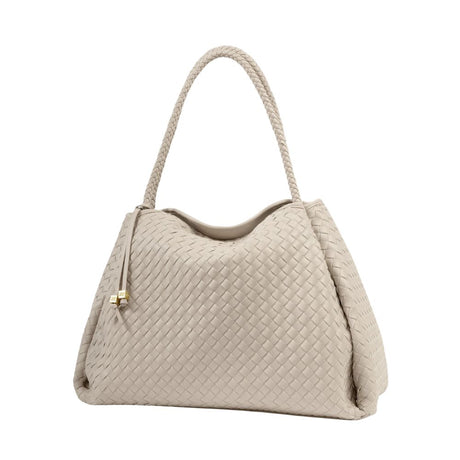 Katie Loxton Large Nova Hand Woven Tote Bag - Oyster