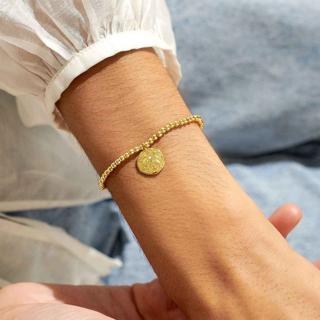 Joma Jewellery Gold Star Sign A Little 'Leo' Bracelet