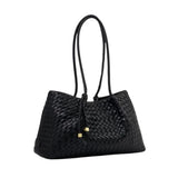 Katie Loxton Small Nova Hand Woven Tote Bag - Black