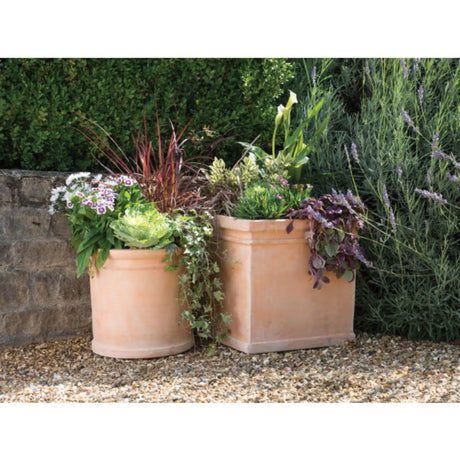Woodlodge 22cm Terracotta Viking Cylinder Pot