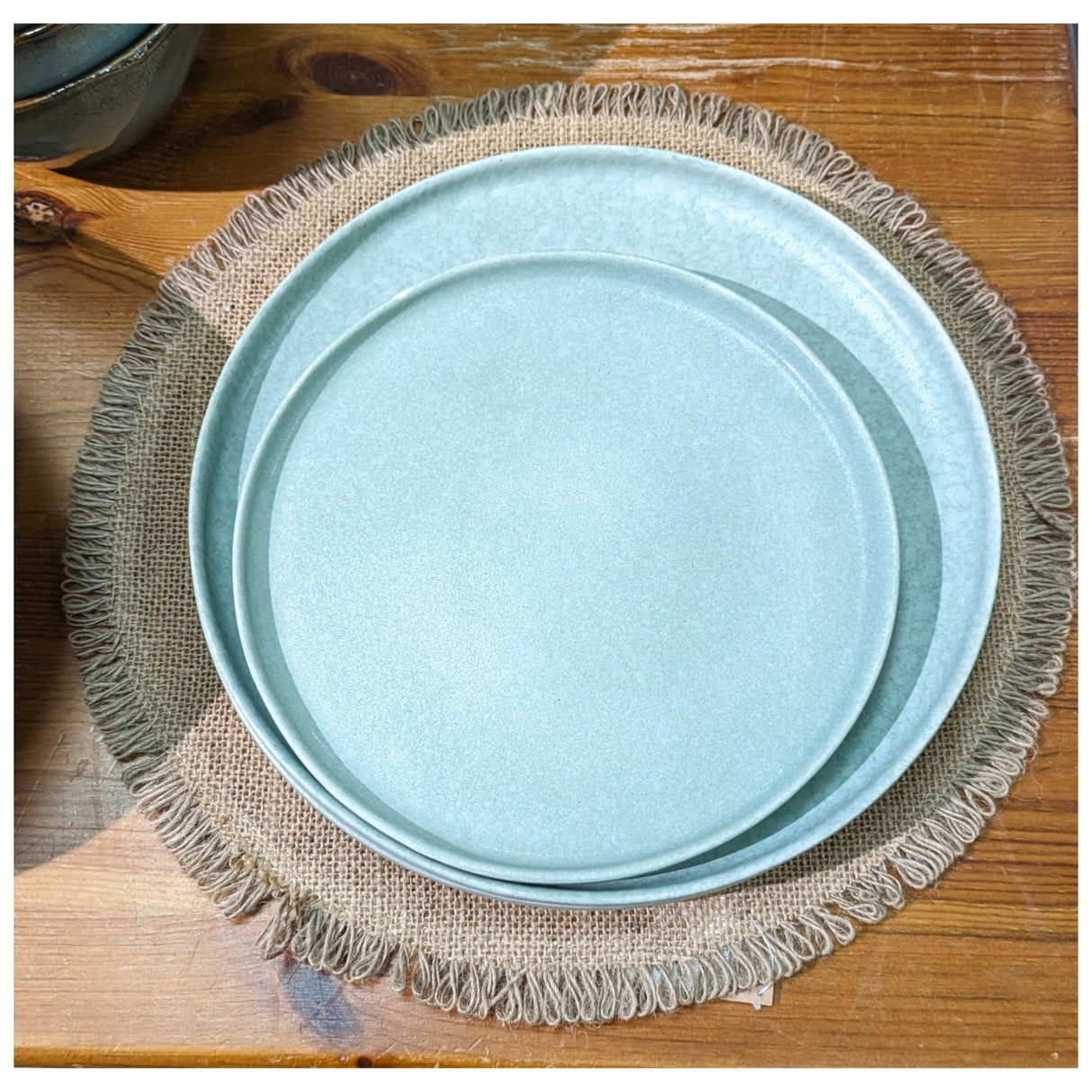 Mica Decorations 12.5cm Green Lucco Breakfast Plate