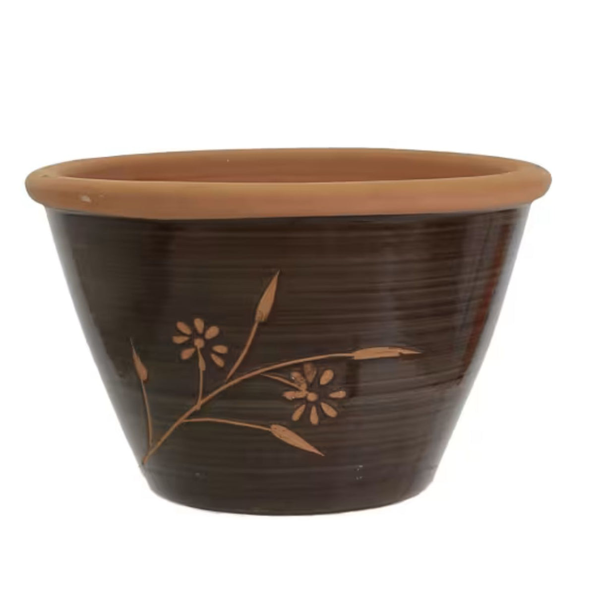 Woodlodge 43cm Brown Bouquet Terracotta Pot - YBOUQBR43