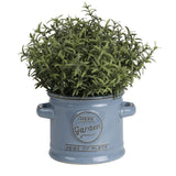T&G Woodware 10cm Blue Pride of Place Herb Garden Planter