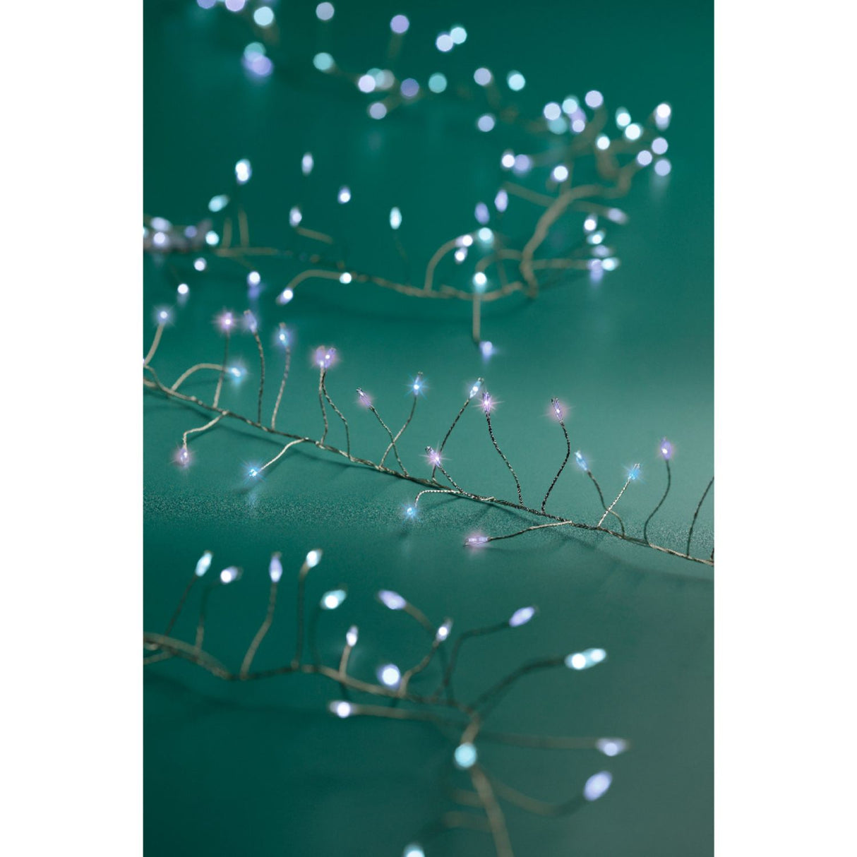 Lumineo 480 LED Pastel White/Blue Micro LED Dense Twinkle Function String Lights