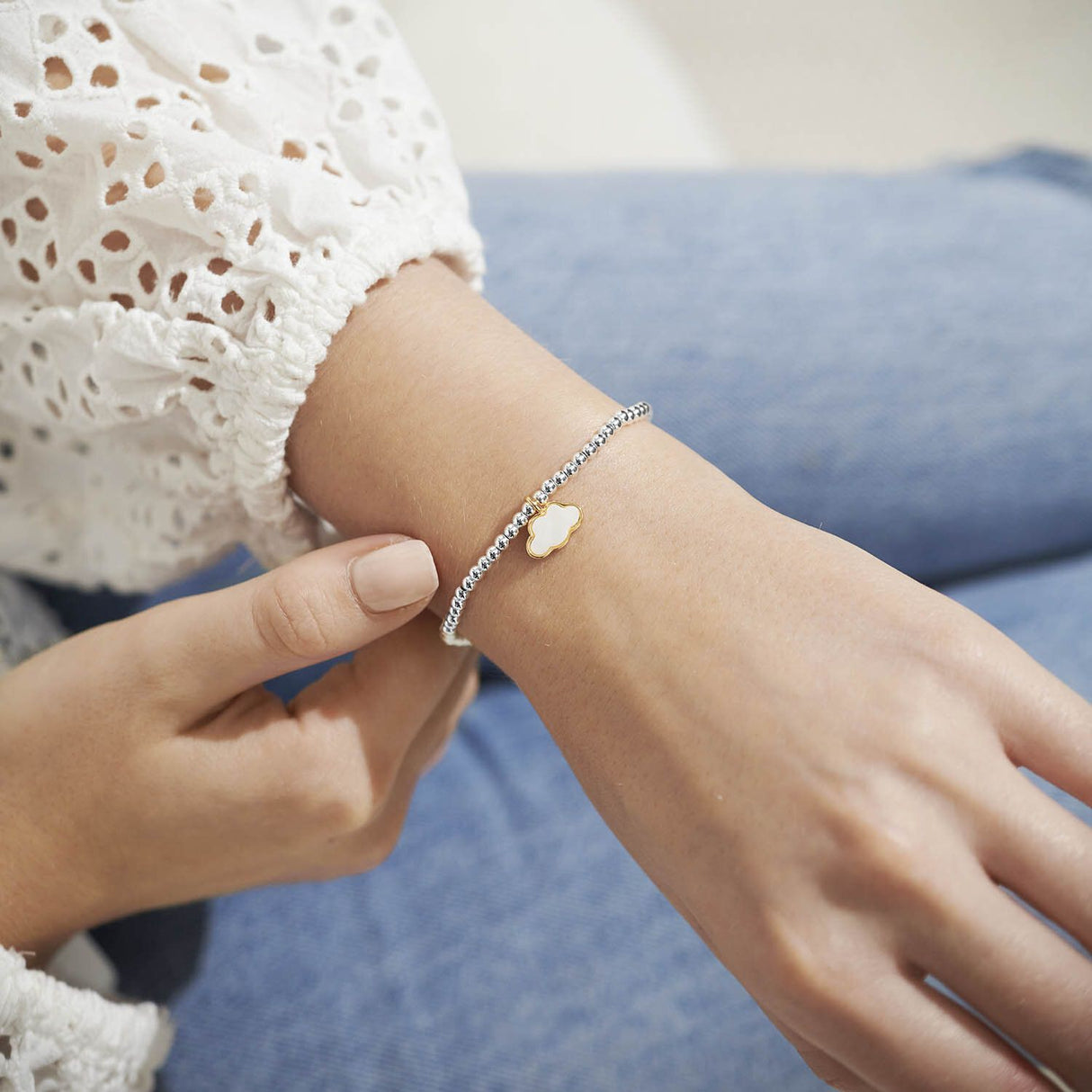 Joma Jewellery Silver A Little 'Follow Your Dreams' Bracelet