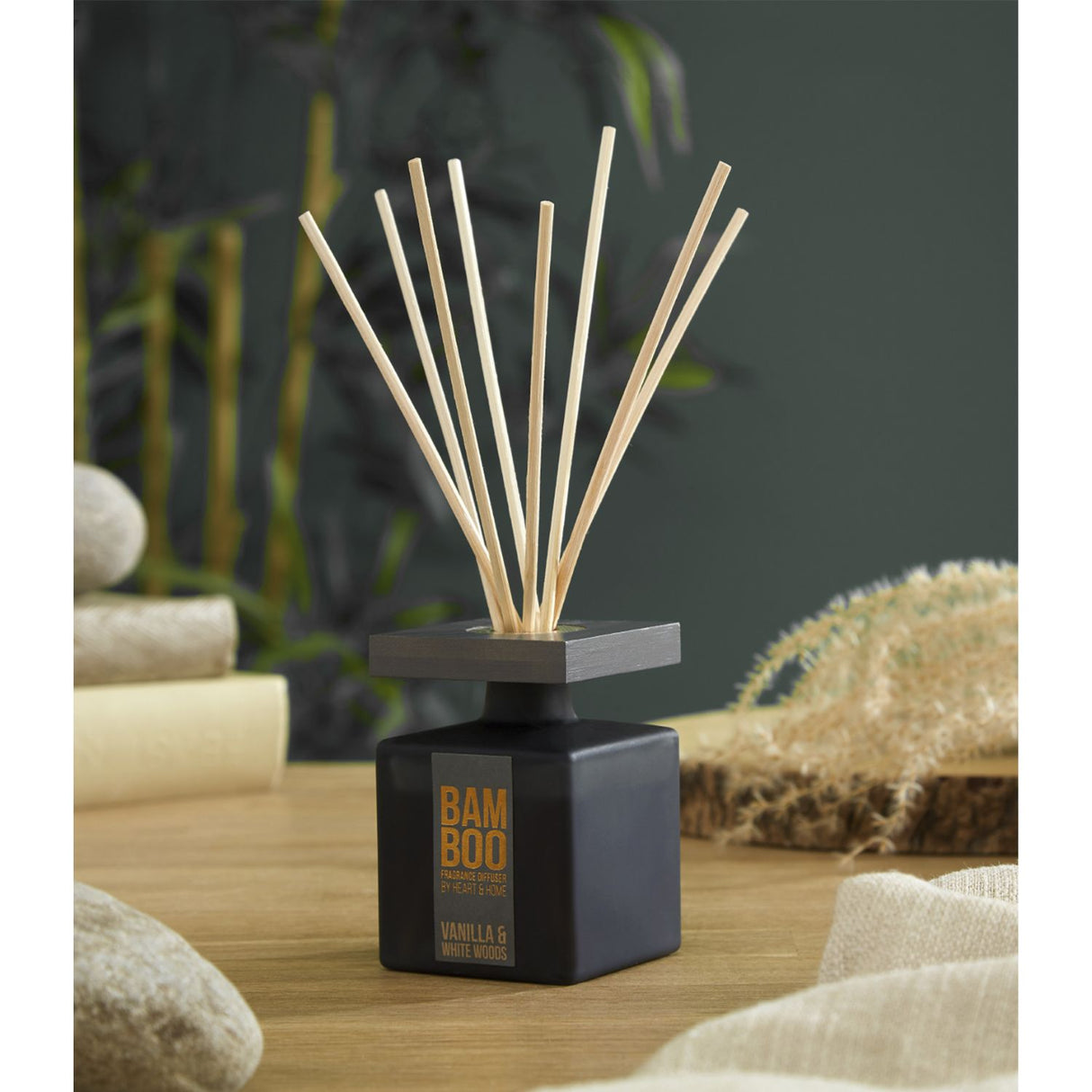 History & Heraldry Bamboo 70ml Vanilla & White Woods Reed Diffuser