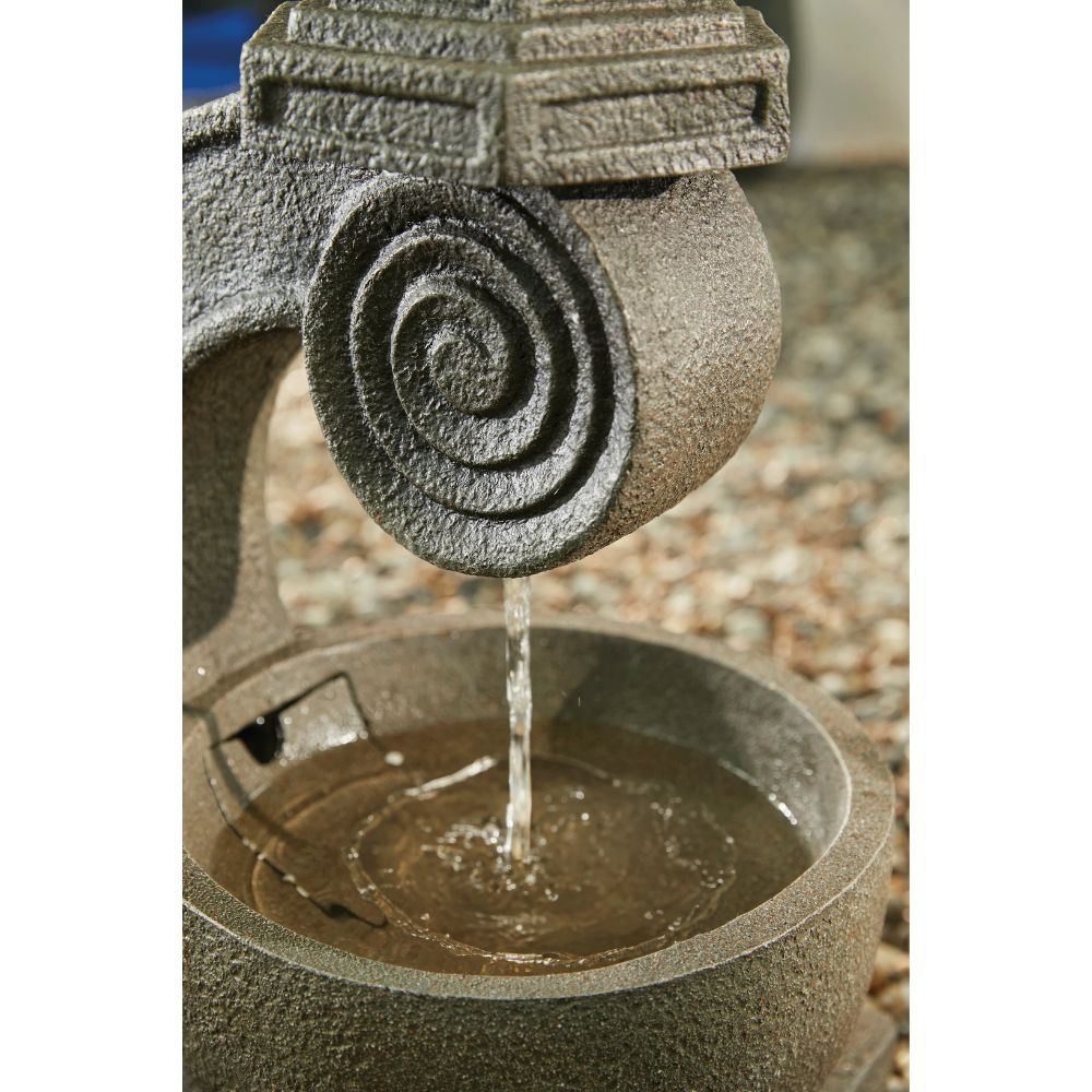 Drift & Flow 73cm Kyto Floating Lantern Fountain LED Outdoor and Indoor Water Feature