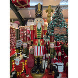 Festive 156cm Giant Nutcracker Christmas Decoaration - Battery Operated