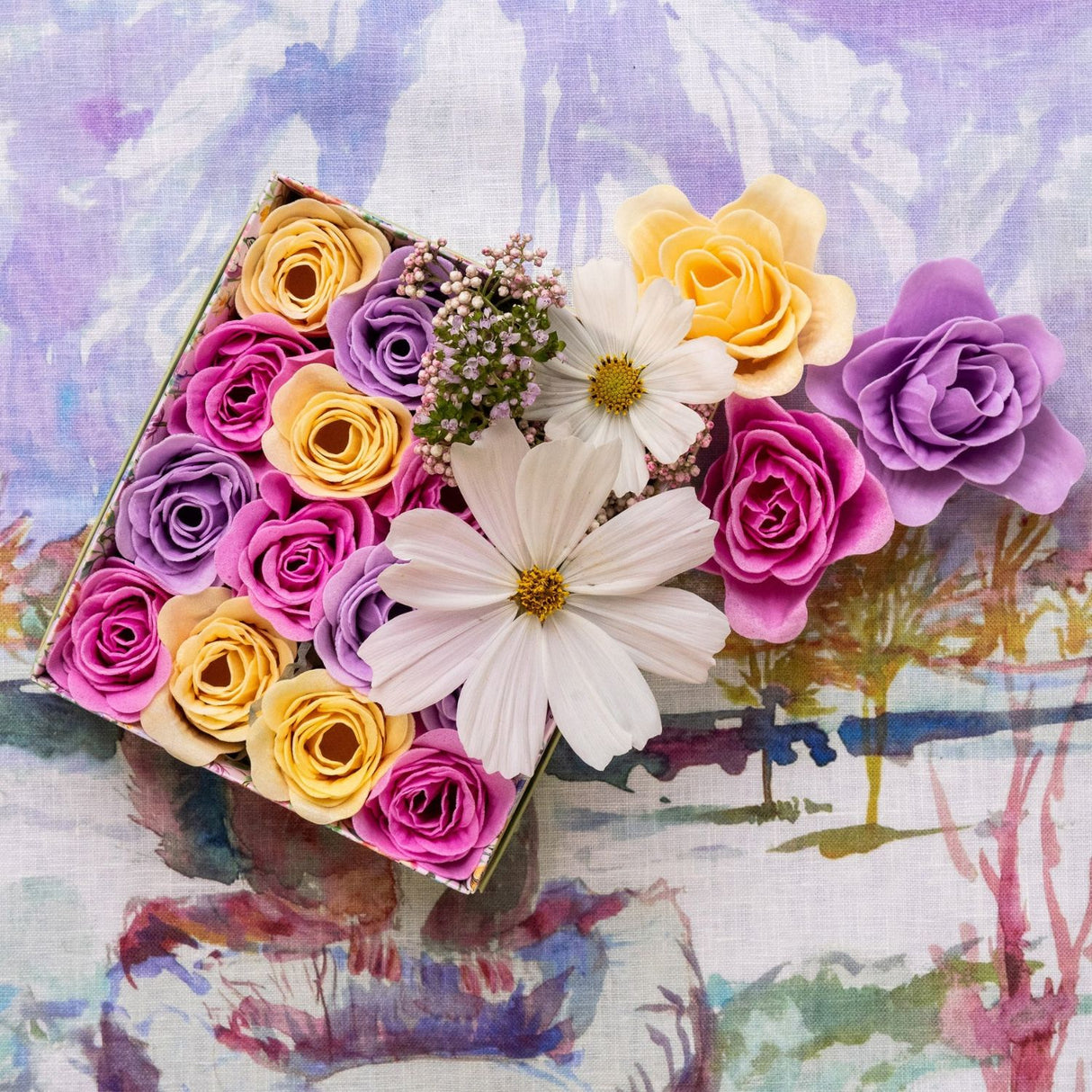 Heathcote & Ivory 96g Flower of Focus Soap Flowers