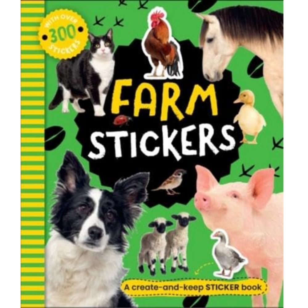 300 Stickers Farm World A Create & Keep Sticker Book