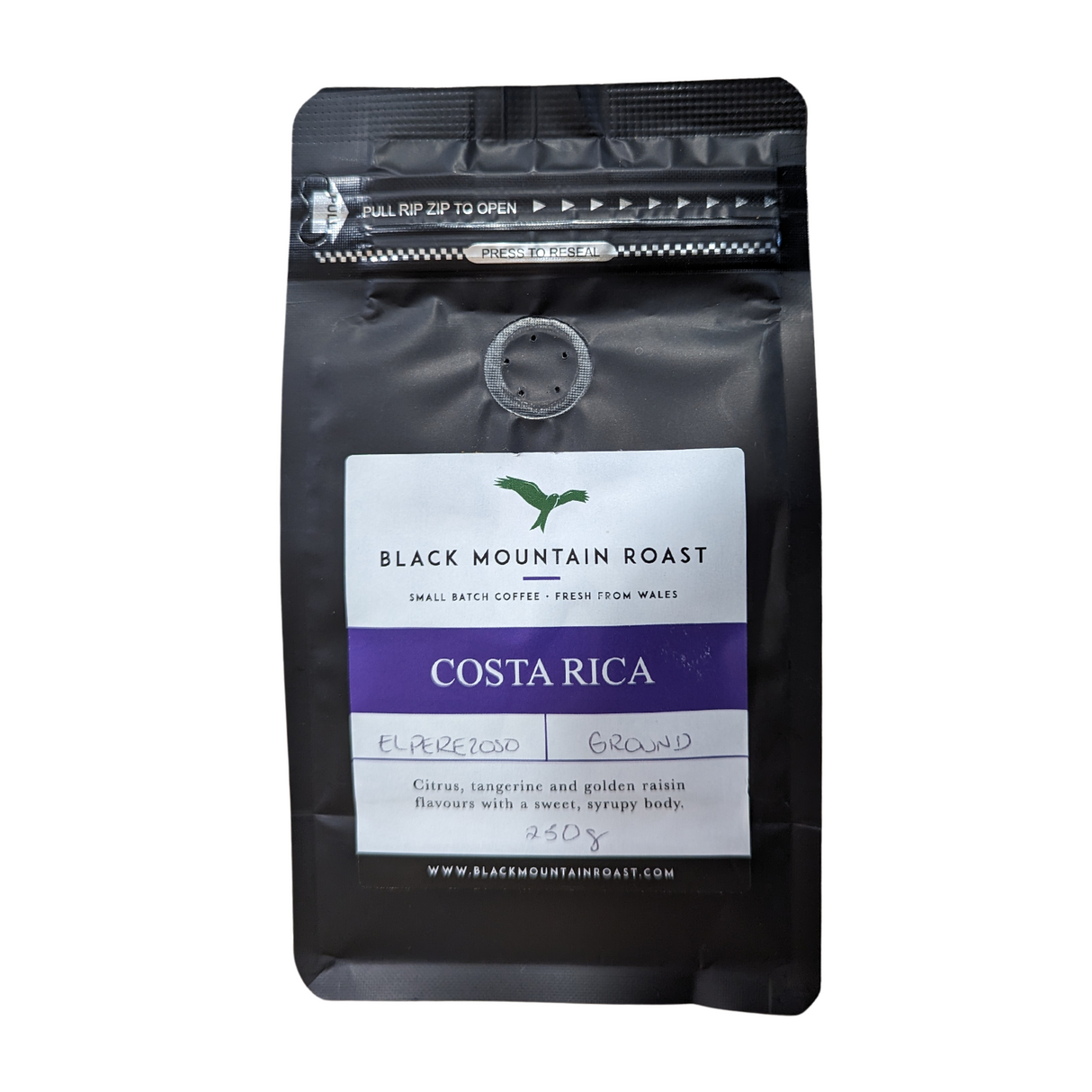 Black Mountain Roast 250g Costa Rica Ground Coffee