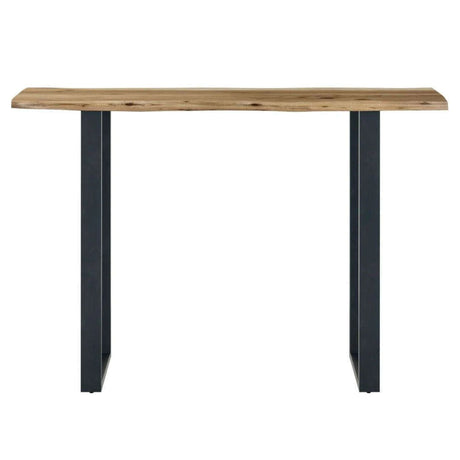 Kettle Home Light Oak Live Edge Console Table
