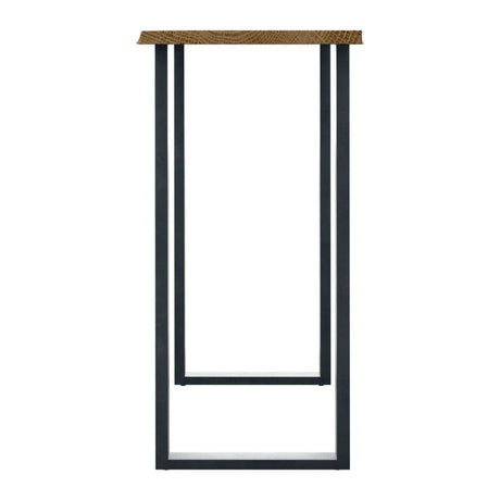 Kettle Home Light Oak Live Edge Console Table