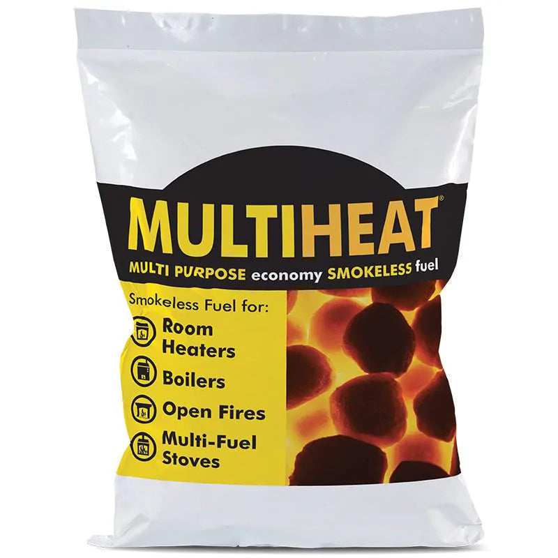 Multiheat 10kg Smokeless Coal for Open Fires & Multi-fuel Stoves