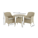 Bramblecrest Tetbury 2 Seat Bistro Set Nutmeg