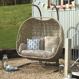 Bramblecrest Chedworth Double Hanging Cocoon Sandstone