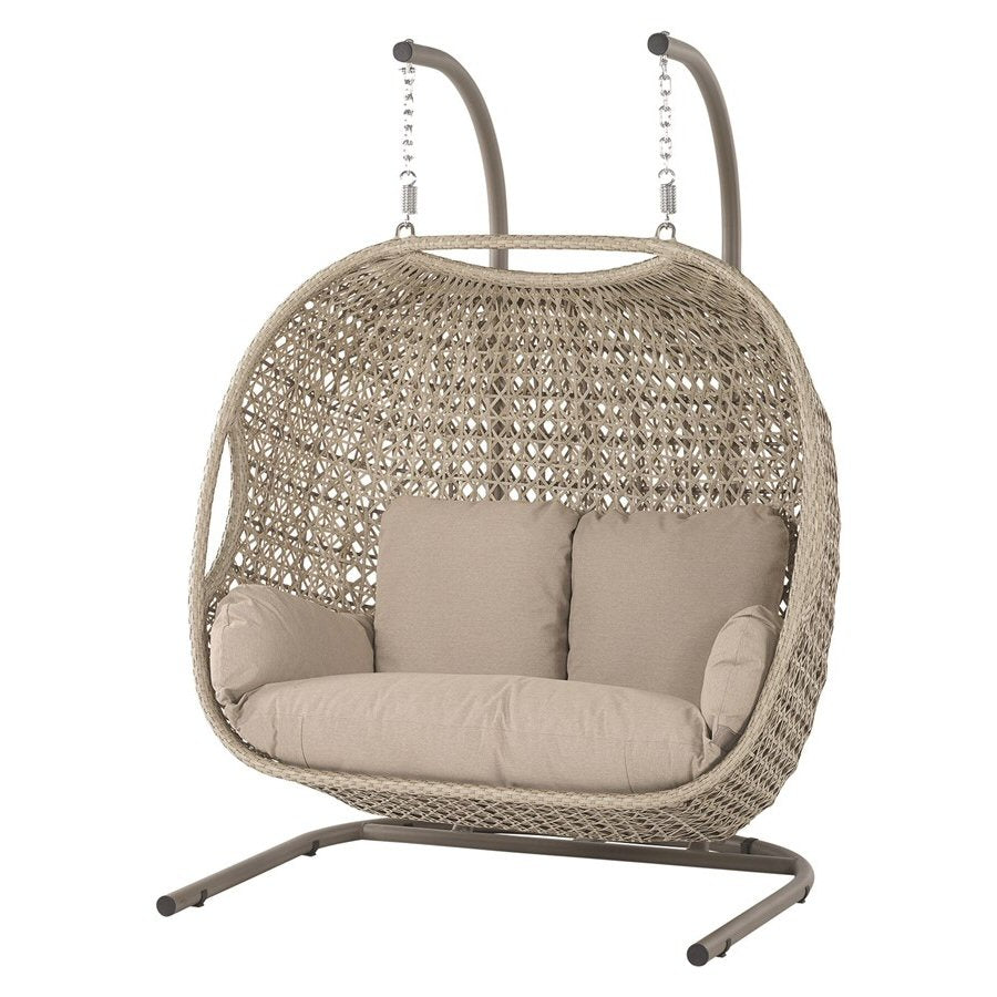 Bramblecrest Chedworth Double Hanging Cocoon Sandstone