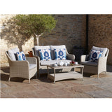 Bramblecrest Tetbury Deluxe 2 Seat Sofa Set Nutmeg