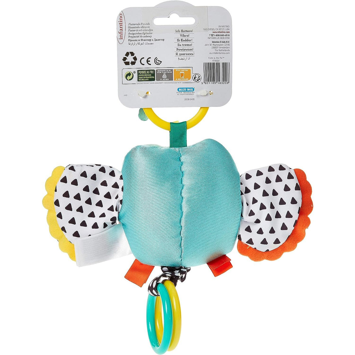 Infantino Owl Flutter & Jitter Pal
