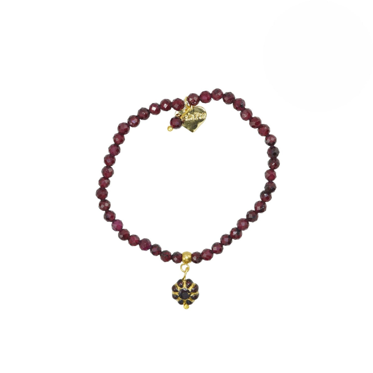 Rosie Fox Garnet Gemstone Belle Bracelet