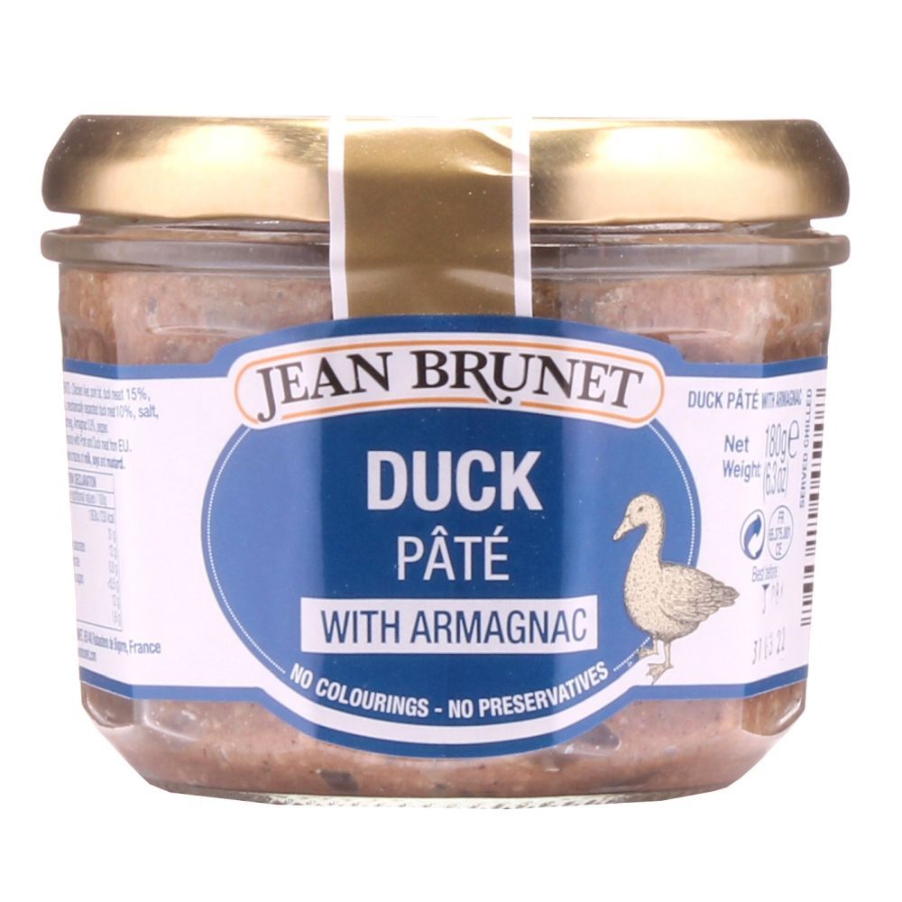 Jean Brunet 180g Duck Pâté with Armagnac