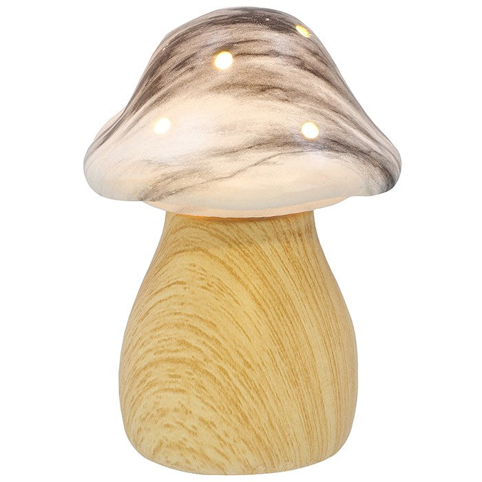 Joe Davies 11.5cm Natural Small Marble Glow Lamp Toadstool - 345492