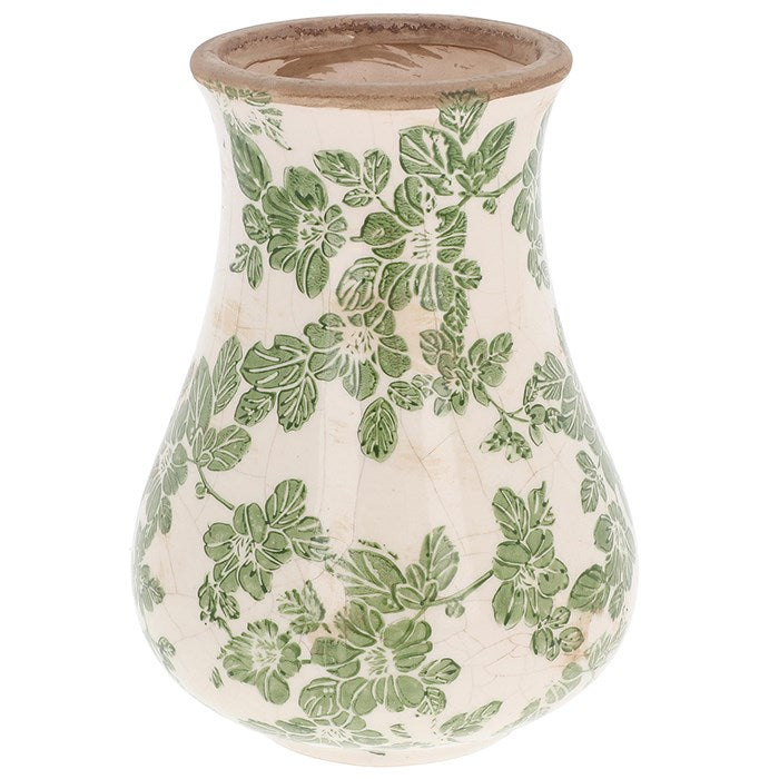 Shudehill 18cm Clematis Garden Bouquet Vase - Cream