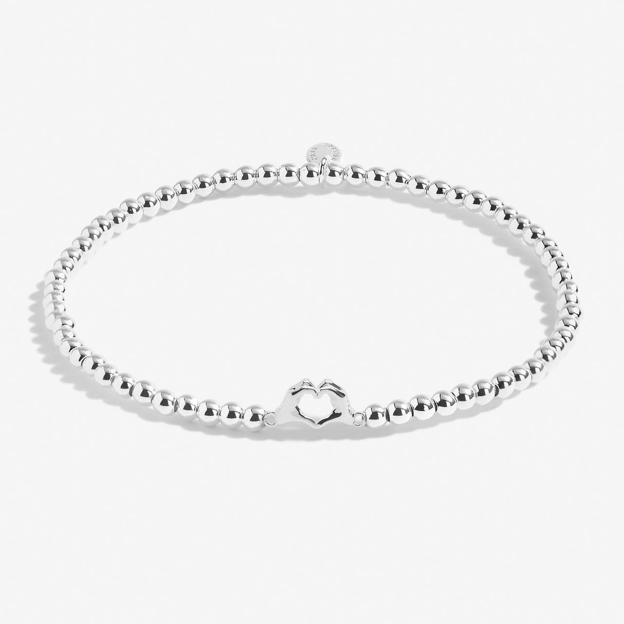 Joma Jewellery Silver A Little 'Friendship Laughter Happiness' Bracelet