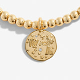 Joma Jewellery Gold Star Sign A Little 'Virgo' Bracelet