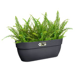 Elho 46cm Anthracite Large Vibia Campana Easy Hanger Planter